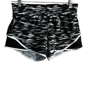 Nike Dri Fit Tempo Black White Camo Running Shorts